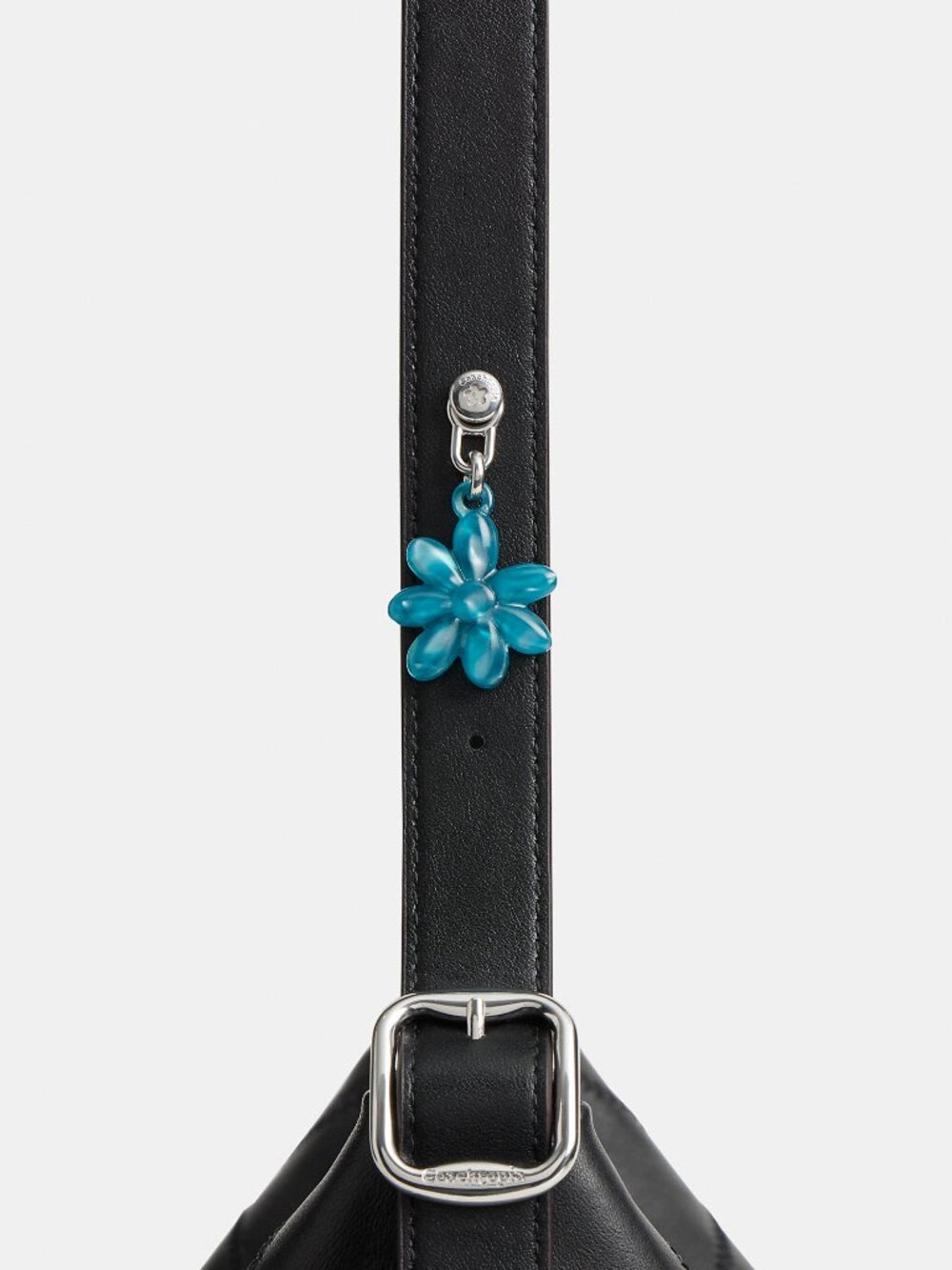 COACH Coachtopia Blue Flower Bag Charm NEW WITH TAGS - Picture 5 of 5